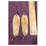 (2) 4' Brass/Copper Dodger Spoons