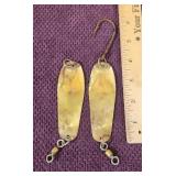 (2) 4' Brass Dodger Spoons