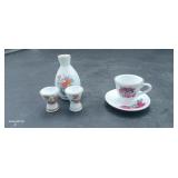 Miniture Saki Set and Miniture Cup and Saucer