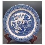 ChurchHill Blue Willow Chop Plate