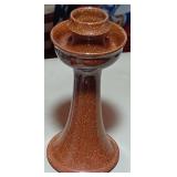 1978 Jugtown Candle Stick 8.5'