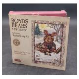 Boyd Bears and Friends Rubber Stamps in Box
