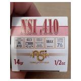 410 SHOTSHELLS 2 1/2' 25 COUNT AMMO 410 SHOTSHELLS 2 1/2' 25 COUNT AMMO