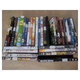LOT OF 30 DVDS MULTIPLE TITLES AND GENRES LOT OF 30 DVDS MULTIPLE TITLES AND GENRES
