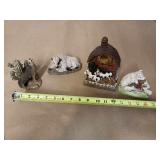 LOT DEAL OF ANIMAL FIGURINES LOT DEAL OF ANIMAL FIGURINES