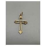 14k Gold Cross Pendant