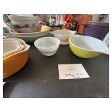 3 Vintage Pyrex Bowls