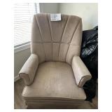 Taupe Chenille Like Chair