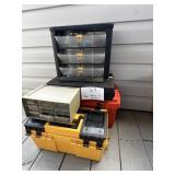Misc Tool Boxes w Contents
