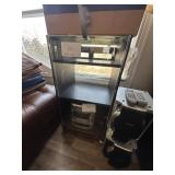 Glass Front Media Stand