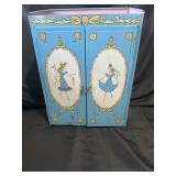 Vintage Tin Litho Doll Wardrobe