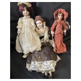 Vintage Porcelain Dolls