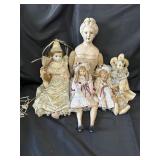 Vintage Porcelain Dolls