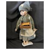 Vintage Porcelain 'Little Match Girl' Doll