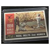 1960 Topps #386 1959 WS Neal 2nd Homer Card
