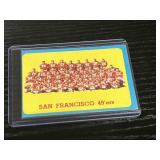 1963 San Francisco 49ers Team Card #145
