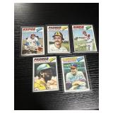 1977 Topps Stars Lot (Carter/Fingers/Winfield)