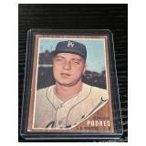 1962 Topps #280 Johnny Podres Card