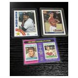Vintage Topps baseball card Lot