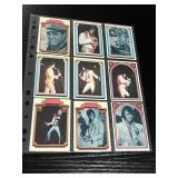 1978 Topps Elvis Presley Trading Cards Lot of 9