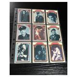 1978 Topps Elvis Presley Trading Cards Lot of 9