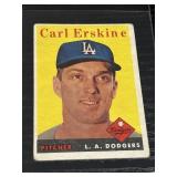 1958 Topps Baseball #258 Carl Erskine