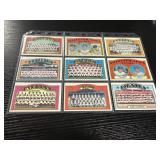 1972 Topps Team/Rookie Stars Card Lot (9 cards)