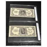 1962 Topps Football Bucks Lot (2) Vintage NFL