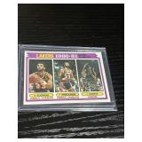 1981 Topps Lakers Team Leaders #55 Kareem Magic