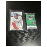 1964 Topps Bob Gibson Oversized Card + 1990 Upper