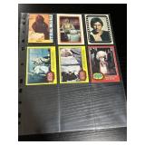 1977 Topps Star Wars Trading Cards Lot of 6