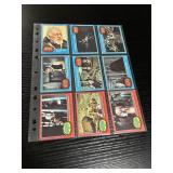 1977 Topps Star Wars Trading Cards Lot of 9