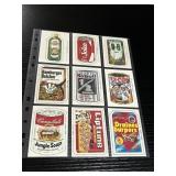 1970's1980's Topps Wacky Packages Cards Lot of 9