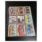 1972 Topps Baseball Card Lot (9 cards)