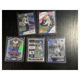 Football Card Lot (5 cards)
