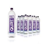 QURE Water 10 pH Ionized Alkaline 33.8oz (12)