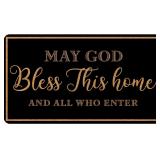 Bless This Home Door Mat - Welcome 17x30'