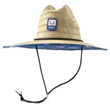 HUK Men's Straw Hat, Wide Brim Fishing Hat