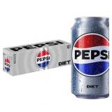 Diet Pepsi Cola Soda Pop, 12 fl oz, 12-pack