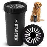 Dexas MudBuster Portable Dog Paw Washer, Large