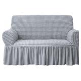 NICEEC Grey Loveseat Slipcover 1pc
