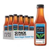Pure Leaf Zero Sugar Tea 18.5oz x12 Bottles