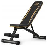 FitGoods Adjustable Weight Bench, Foldable