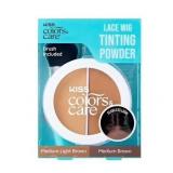 KISS Lace Wig Tinting Powder & Brush, Light Duo
