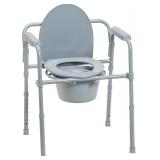 Drive Medical Folding Bedside Commode Chair