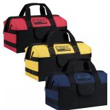 HISEA 3-Pack Tool Bags with Pockets, 16' Tote