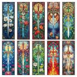 Sword Stained Glass Bookmark - Wxiben Clips 18 ct