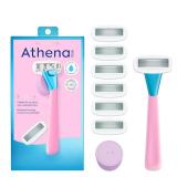 Athena Club 5-Blade Razor Kit + Refills