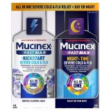 3 Packs Mucinex Cold & Flu Medicine 2 6 oz