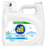 All Liquid Laundry Detergent Free Clear 118 oz